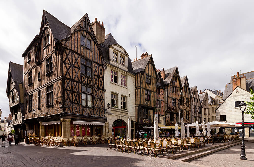 old town in tours france